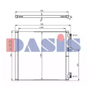 AKS DASIS 172012n -  Конденсатор, кондиционер
